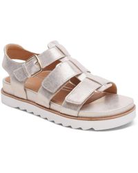 Aetrex - Romy Quarter Strap Cork Flat Sandal - Lyst