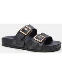 COACH - Allanah Sandal In Signature Canvas - Lyst