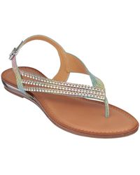 Gc Shoes - Mabel Comfort Insole Faux Leather Flatform Sandals - Lyst