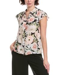 Alice + Olivia - Alice + Olivia Martel Silk Blouse - Lyst