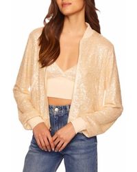 Susana Monaco - Sequin Bomber Jacket - Lyst