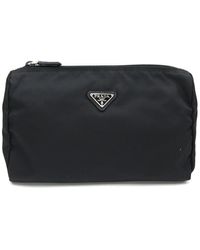 Prada - Tessuto Synthetic Clutch Bag (pre-owned) - Lyst