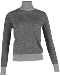 JOSEPH - Metallic Roll-Neck Sweater - Lyst