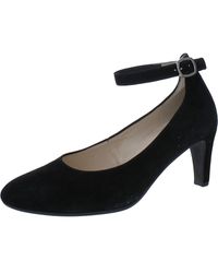 Gabor - Suede Ankle Strap Pumps - Lyst