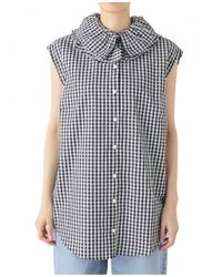 BATSHEVA - Apollo Sleeveless Blouse - Lyst