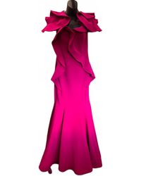 La Pateau - Off The Shoulder Ruffle Mermaid Gown - Lyst