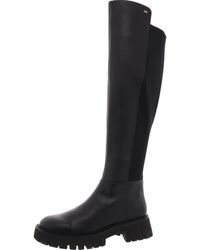 MICHAEL Michael Kors - Asher Boot Lugged Sole Leather Over-The-Knee Boots - Lyst