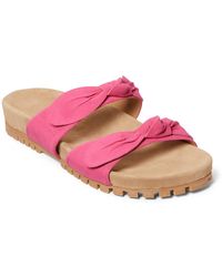 Jack Rogers - Annie Double Knot Comfort Sandal Leather Footbed Slide Sandals - Lyst