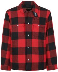 Woolrich - Check Alaskan Checkered Wool-Blend Shirt Jacket - Lyst