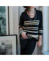 Tasha Polizzi - Striped Pullover Sweater - Lyst