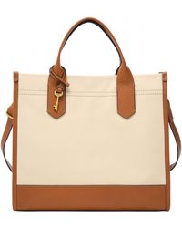 Fossil - Kyler Leather Tote - Lyst