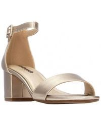 Xti - Block Heel Ankle Strap Sandals - Lyst