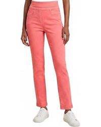 Renuar - Woven Straight Leg Pant - Lyst