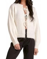 Elan - Tie Front Sweater - Lyst