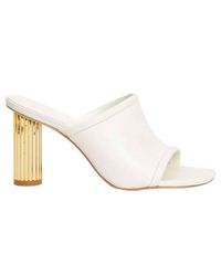 Jonathan Simkhai - Winston Open Toe Mule Heels - Lyst