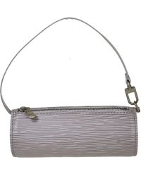 Louis Vuitton - Mini Baby Papillon Leather Handbag (pre-owned) - Lyst