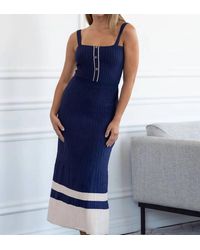 One And Only Collective - Victoria Ribbed Maxi Dress - Lyst