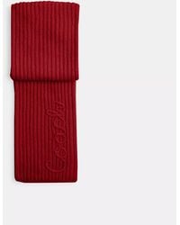 COACH - Coach Script Knit Muffler - Lyst