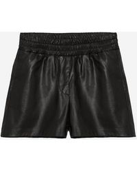 DELUC - Blanchard Leather Shorts - Lyst