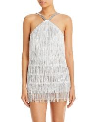 Bronx and Banco - Sequin Fringe Cocktail And Party Dress - Lyst