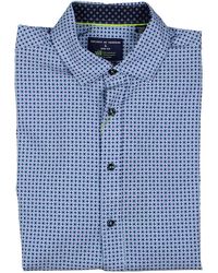 Society of Threads - Printed Collared Button-down Shirt - Lyst