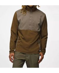 Prana - Gridlocked Fleece 1/2 Zip Sweatshirt - Lyst