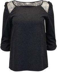 Ba&sh - Lace-Trim Top - Lyst