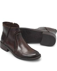 Born - Cincy Leather Boots - Lyst