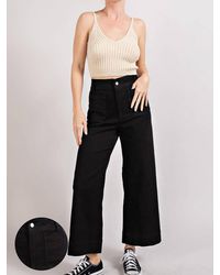 Eesome - Soft Washed Wide Leg Pants - Lyst