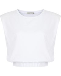 Nocturne - Shoulder Pad T-shirt - Lyst