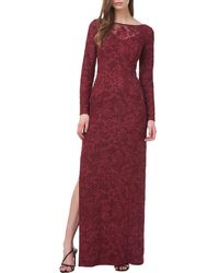 JS Collections - Embroidered Formal Evening Dress - Lyst