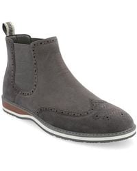 Vance Co. - Thorpe Boots Faux Leather Wingtip Ankle Chelsea Zpo3809 - Lyst