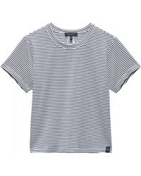 Rag & Bone - Luca Striped Baby Tee T-shirt - Lyst