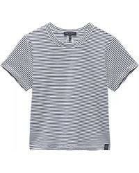 Rag & Bone - Luca Striped Baby Tee T-Shirt - Lyst