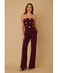 TRUEDAMES - Multi Flat Mirror Stone Jumpsuit - Lyst