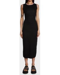 Another Girl - Flower Cut Out Midi Dress - Lyst