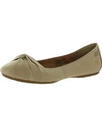 Born - Lilly Leather Slip On Ballet Flats - Lyst