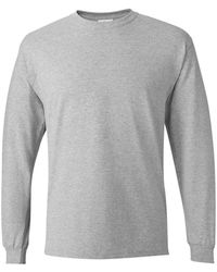 Hanes - Essential-t Long Sleeve T-shirt - Lyst