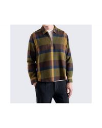 Far Afield - Half-Zip Day Flannel Shirt - Lyst