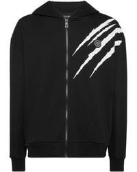 Philipp Plein - Hoodie Zip Jacket Scratch - Lyst