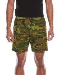Officine Generale - Pierce Camo Print Short - Lyst
