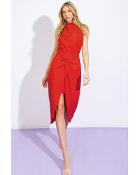 TRUEDAMES - Vineyard Days Woven Midi Dress - Lyst