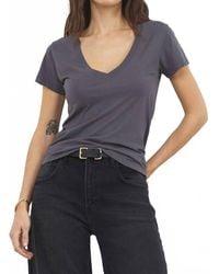 Lamade - Arlo V-Neck Short Sleeve Tee - Lyst