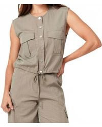 Habitual - Sleeveless Utility Top - Lyst