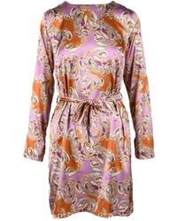 Think! - Polyester Dress - Lyst