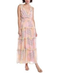 Fate - Ruffle Tiered Maxi Dress - Lyst