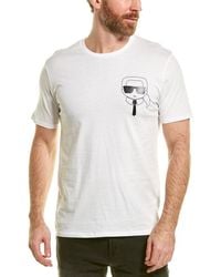 Karl Lagerfeld Short sleeve t-shirts for Men - Up to 68% off | Lyst