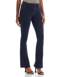 Mother - High Rise Faded Flared Pants - Lyst