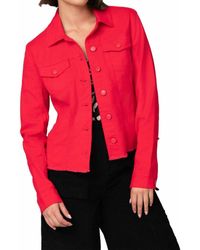 Pine Apparel - Frayed Jean Jacket - Lyst