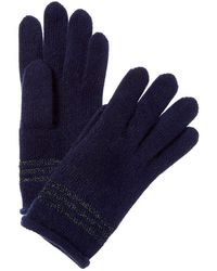 Portolano - Lurex Stripes Cashmere Gloves - Lyst